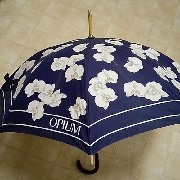 YSL YVES SAINT LAUREN VINTAGE OPIUM UMBRELLA - Picture 5 of 16